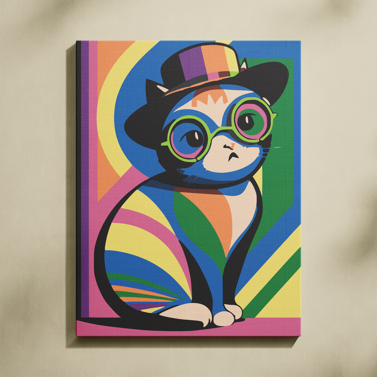 Artist Kedi Sayılarla Boyama Seti 35x45 cm