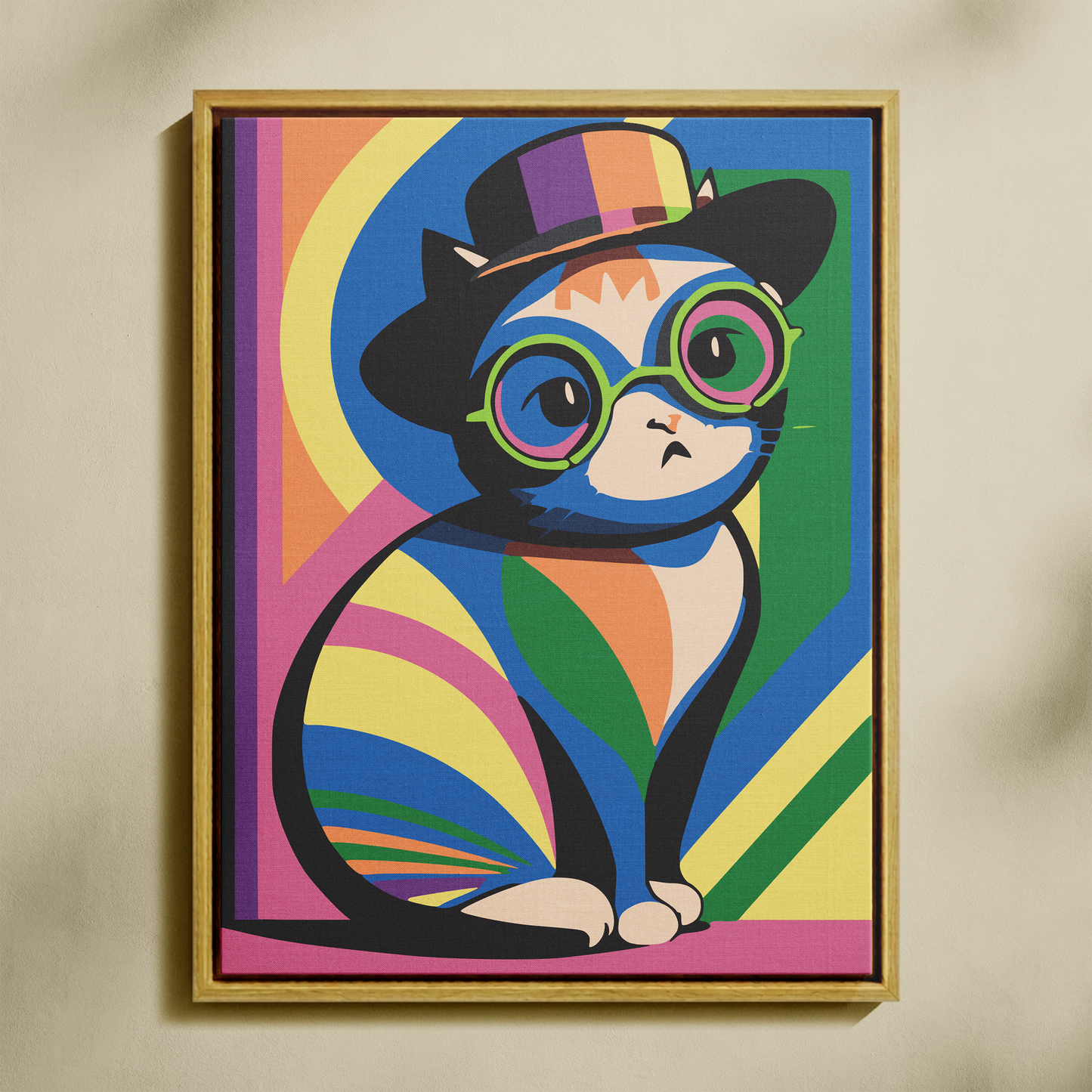 Artist Kedi Sayılarla Boyama Seti 35x45 cm