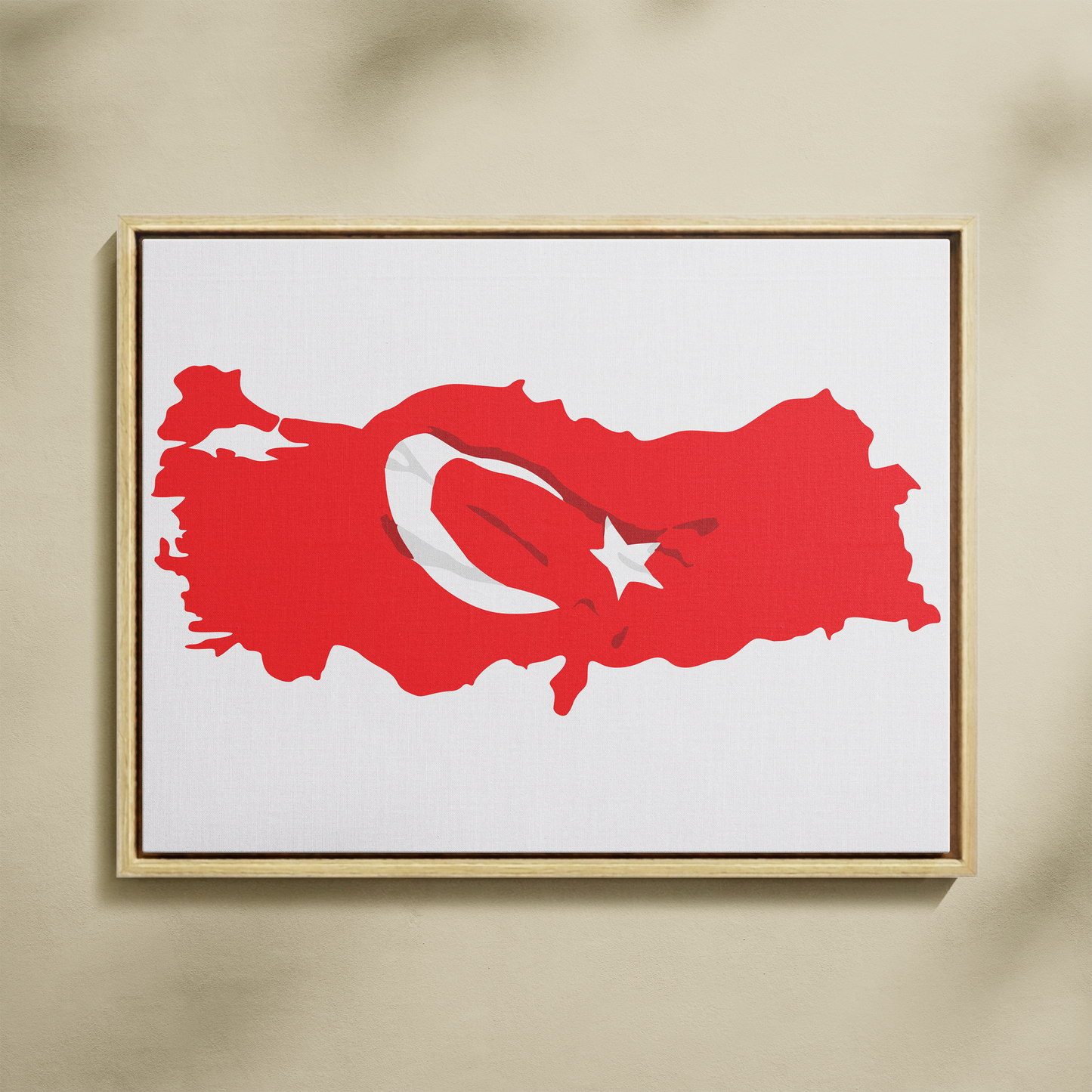 Ay Yıldız Harita Sayılarla Boyama Seti 35x45 cm