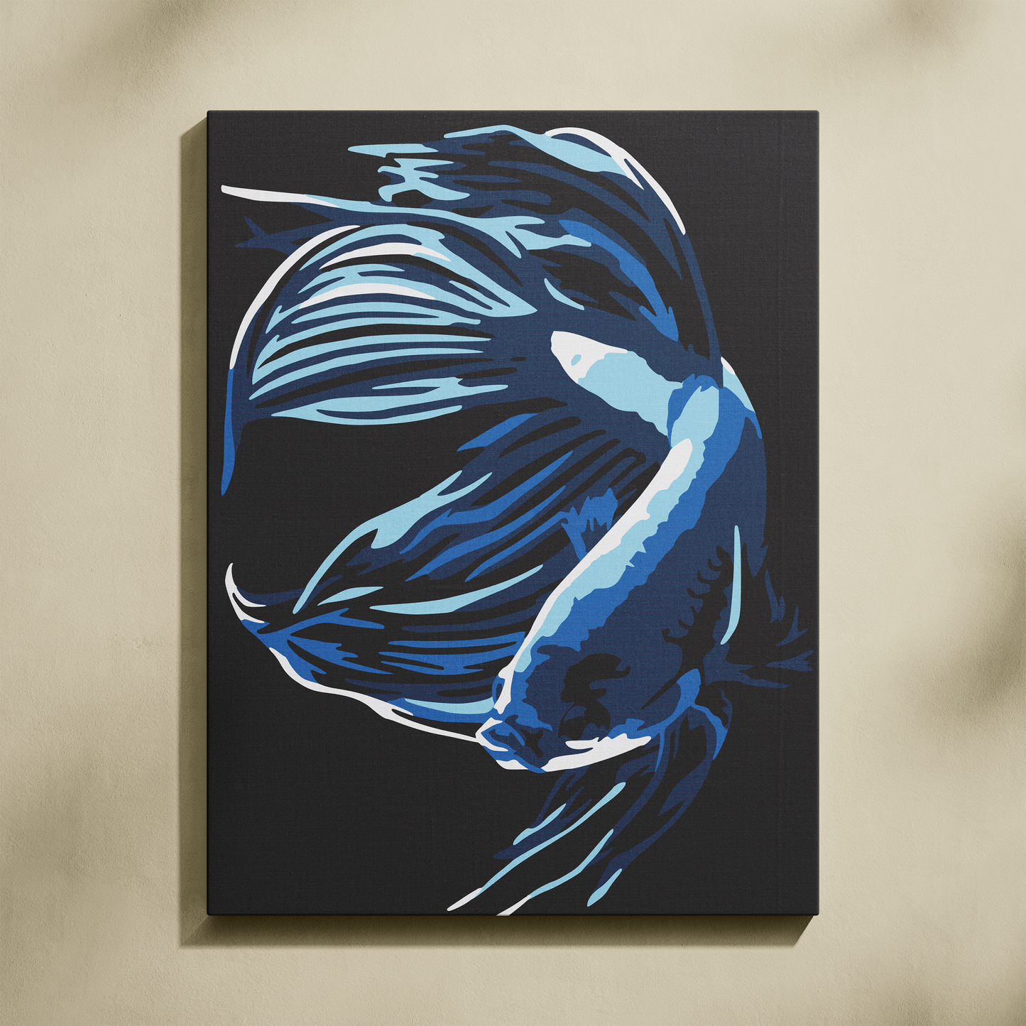 Beta Balığı Sayılarla Boyama Seti 35x45 cm