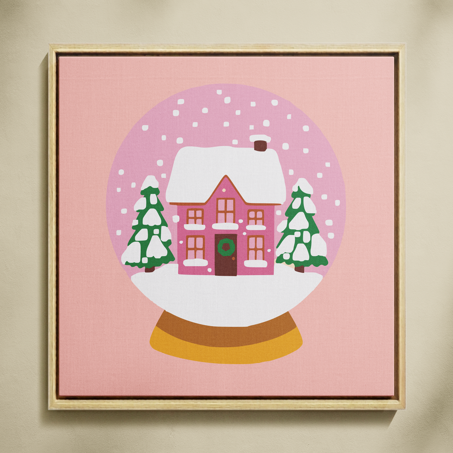 Bırak Kar Yağsın Sayılarla Boyama Seti 35x35 cm