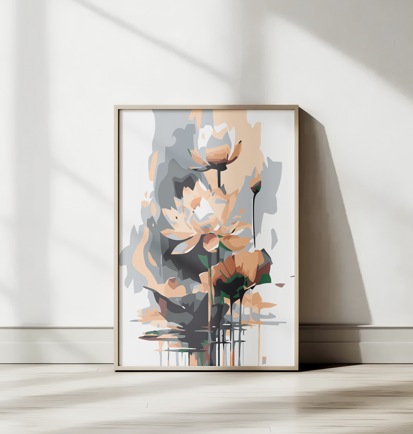 Lotus Çiçeği Sayılarla Boyama Seti 35x45 cm
