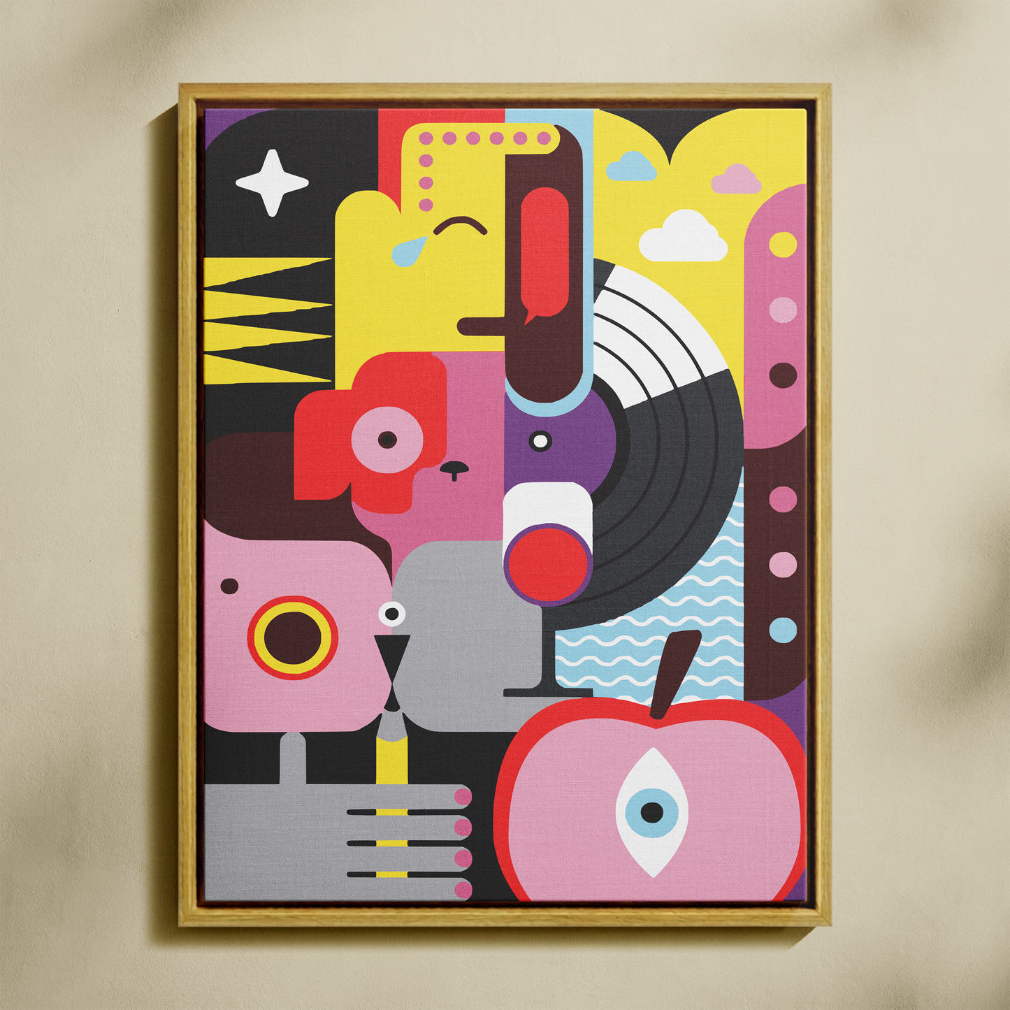 Pop Life Sayılarla Boyama Seti 35x45 cm