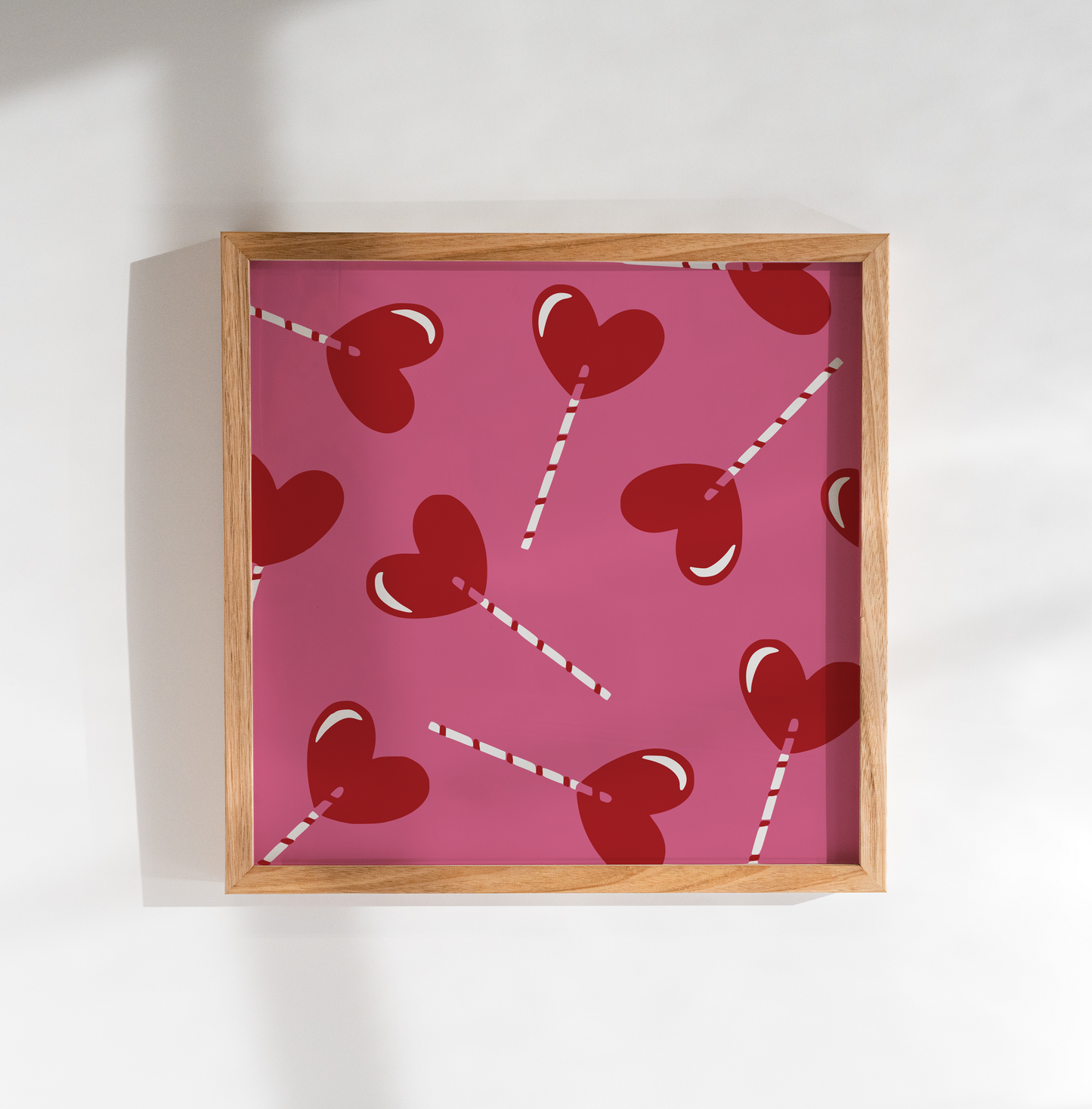 Tatlı Kalpler Sayılarla Boyama Seti 35x35 cm