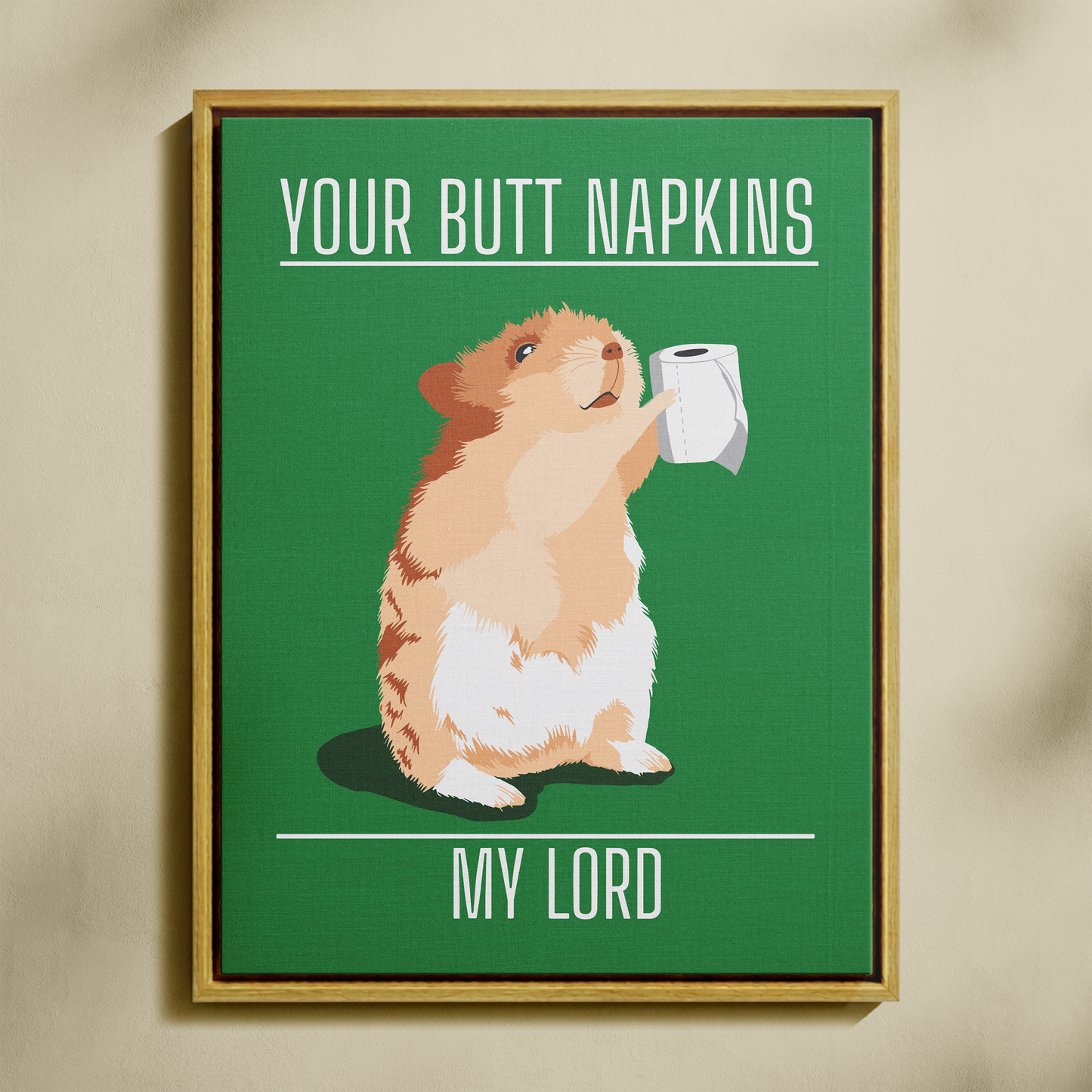 Your Butt Napkins My Lord Sayılarla Boyama Seti 35x45 cm