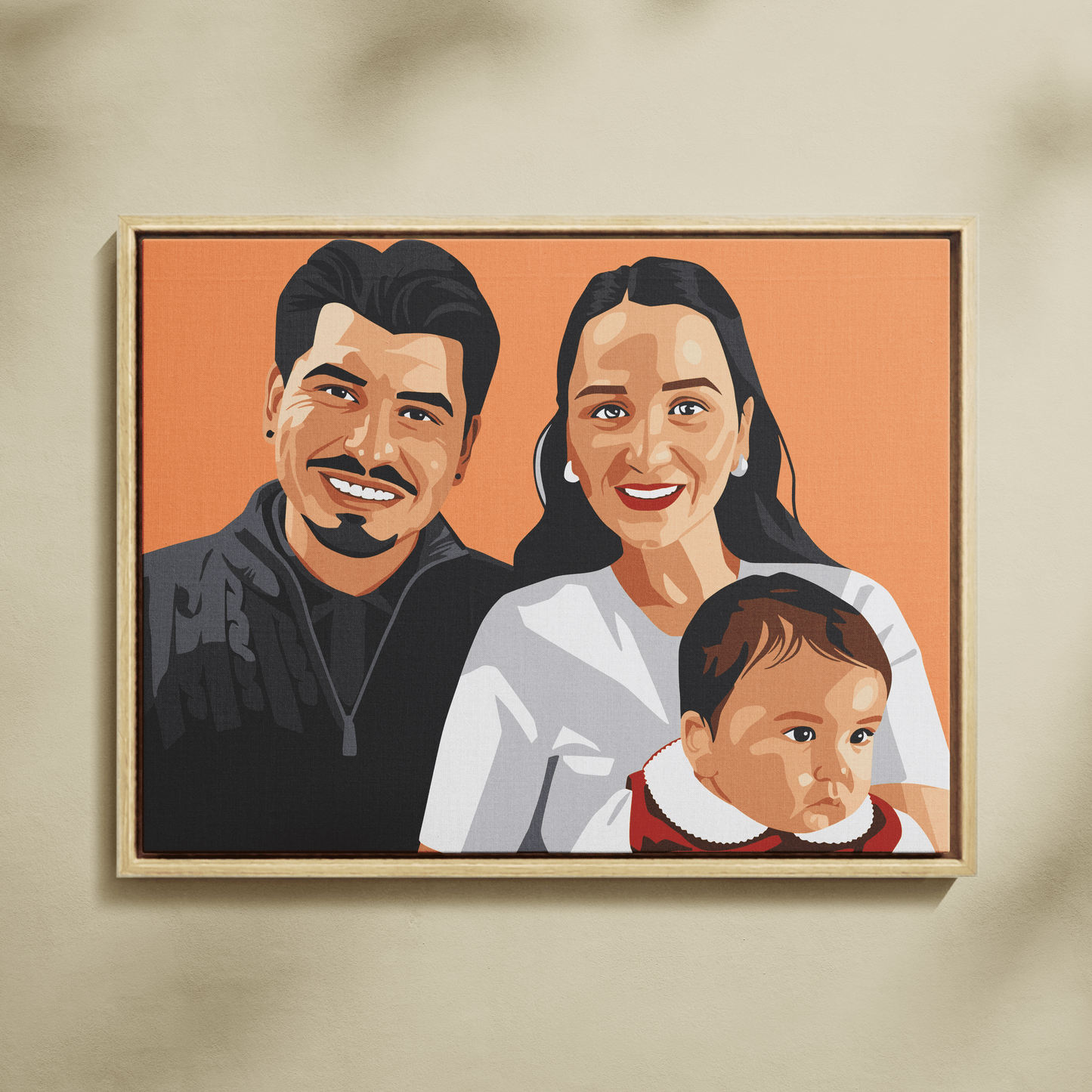 Kişiye Özel Aile Sayılarla Boyama Seti 35x45 cm