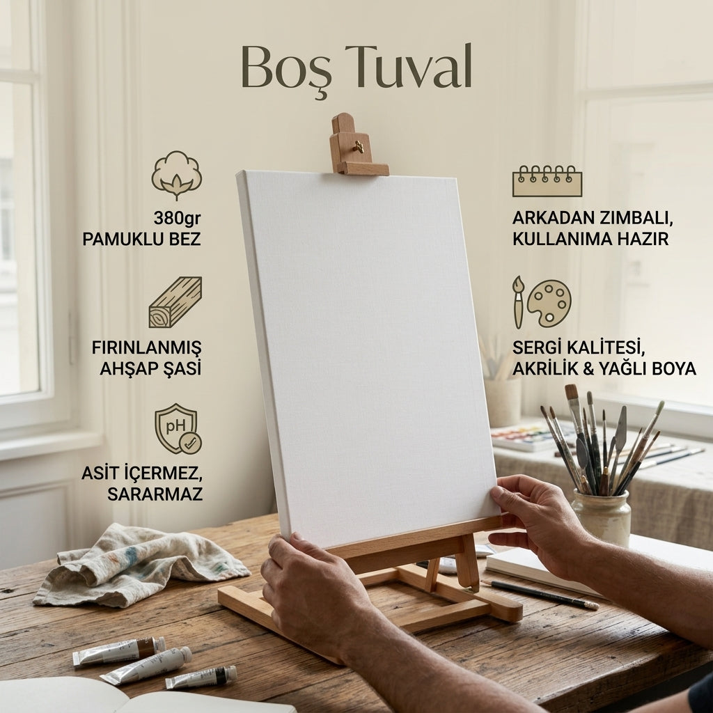 Boş Tuval 35x45 cm