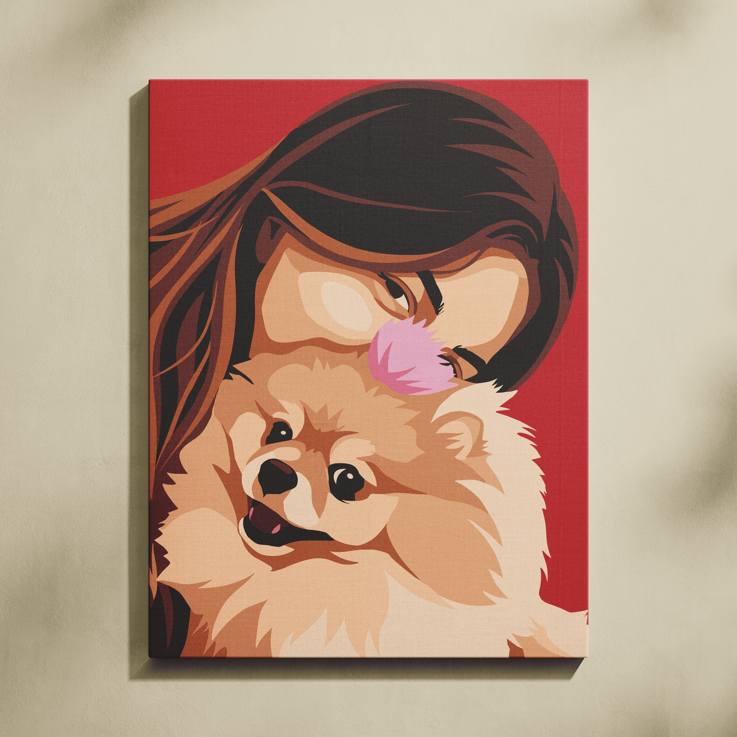 Kişiye Özel Sadık Dostunuz ile Sayılarla Boyama Seti 35x45 cm