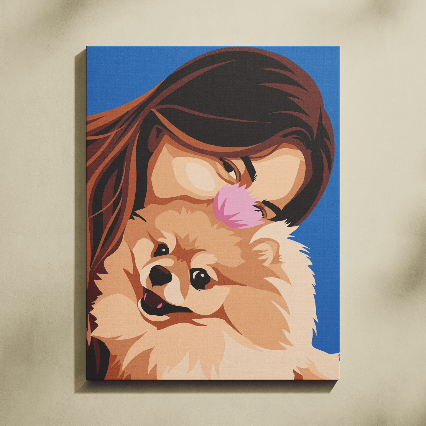 Kişiye Özel Sadık Dostunuz ile Sayılarla Boyama Seti 35x45 cm