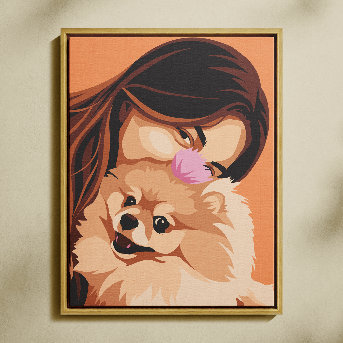 Kişiye Özel Sadık Dostunuz ile Sayılarla Boyama Seti 35x45 cm