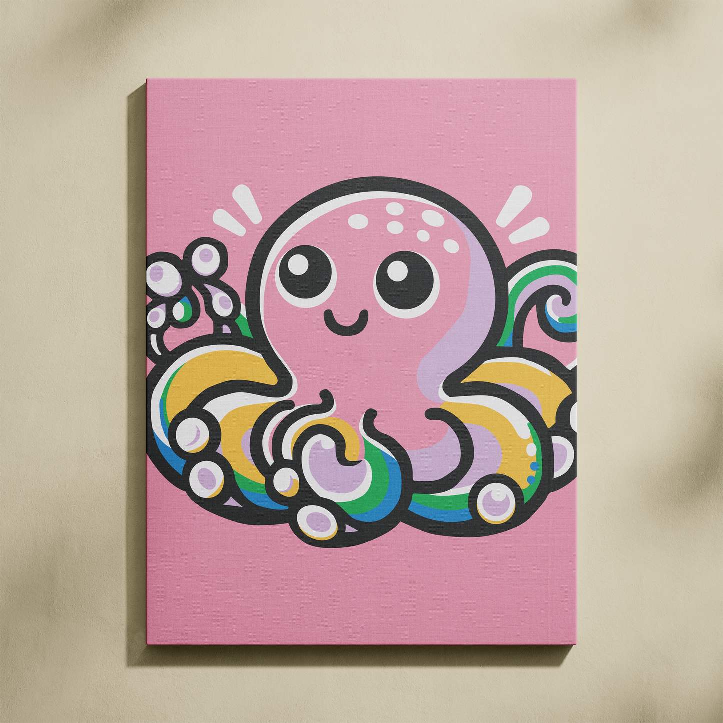 Ahtapot Sayılarla Boyama Seti 35x45 cm