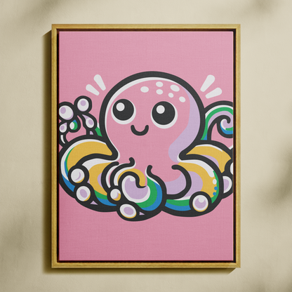 Ahtapot Sayılarla Boyama Seti 35x45 cm