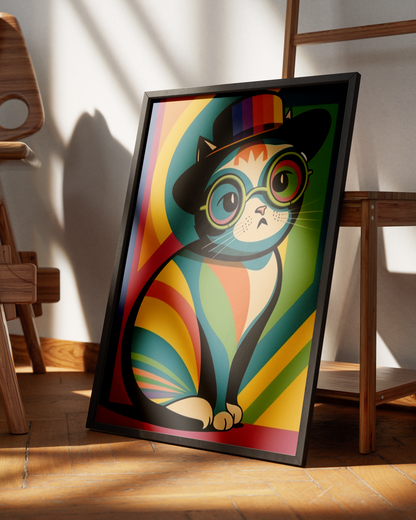 Artist Kedi Sayılarla Boyama Seti 35x45 cm