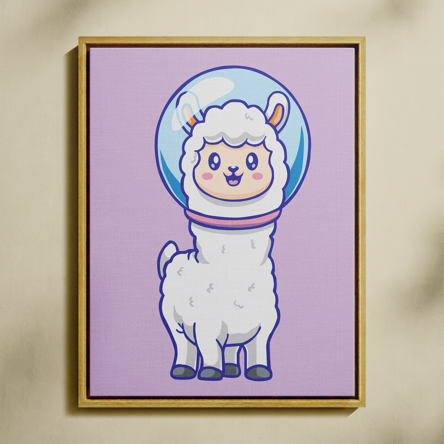 Astro Lama Sayılarla Boyama Seti 35x45 cm