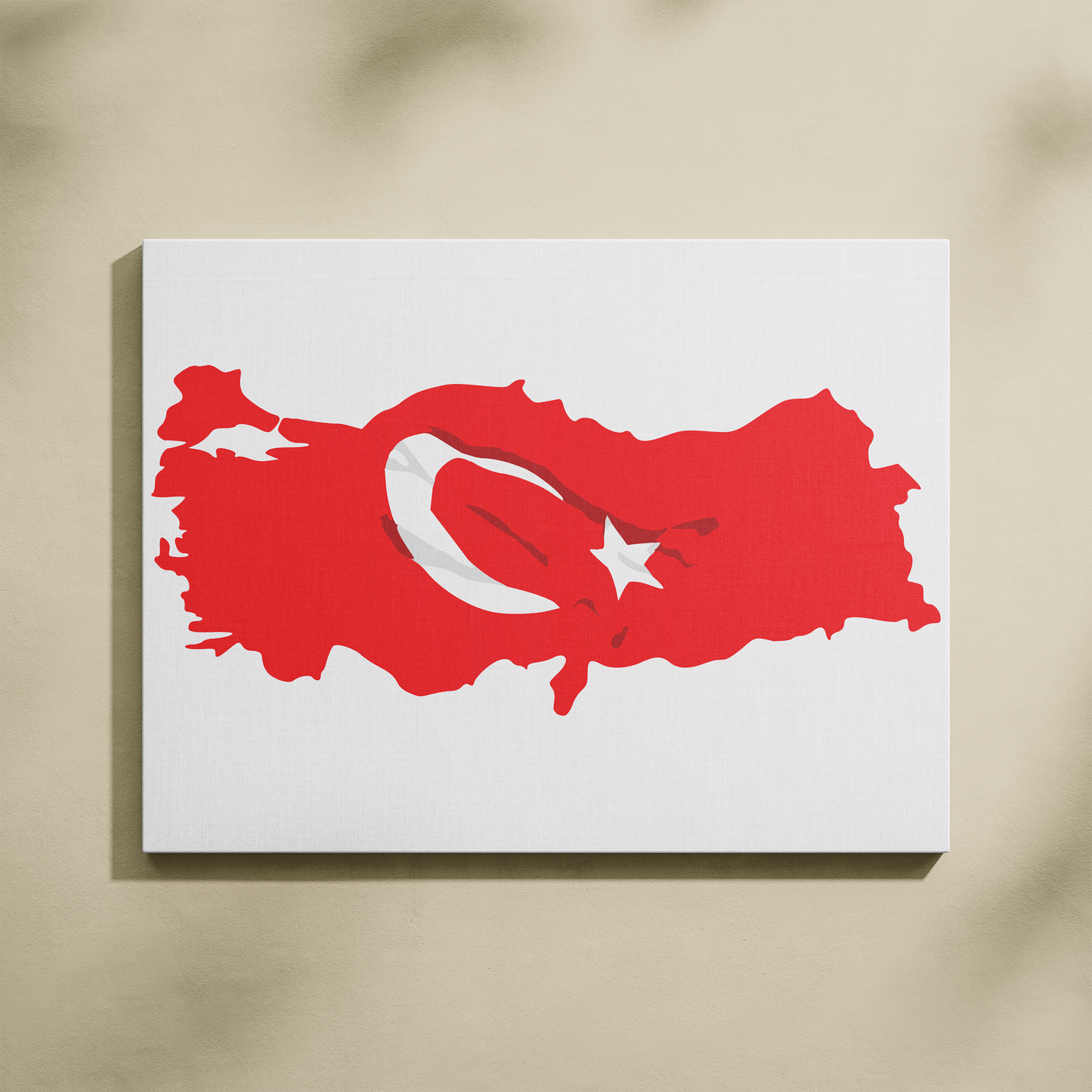 Ay Yıldız Harita Sayılarla Boyama Seti 35x45 cm
