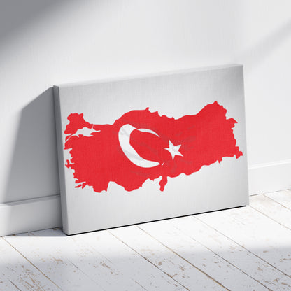 Ay Yıldız Harita Sayılarla Boyama Seti 35x45 cm