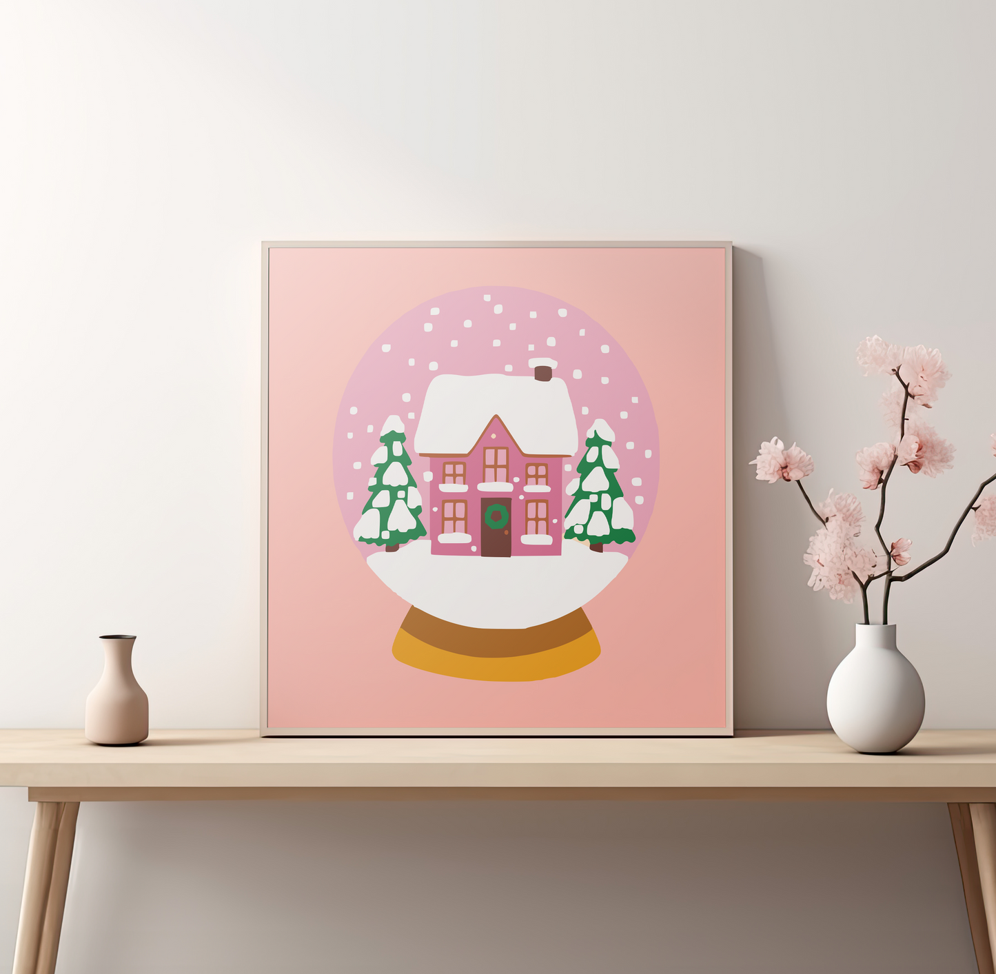 Bırak Kar Yağsın Sayılarla Boyama Seti 35x35 cm