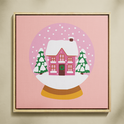 Bırak Kar Yağsın Sayılarla Boyama Seti 35x35 cm