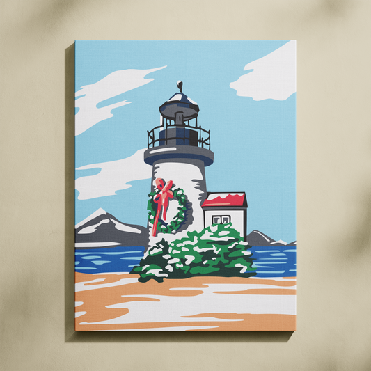 Deniz Feneri Sayılarla Boyama Seti 35x45 cm
