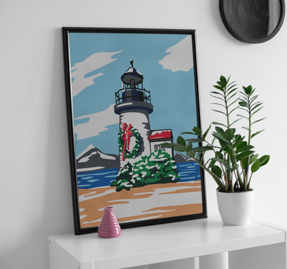 Deniz Feneri Sayılarla Boyama Seti 35x45 cm