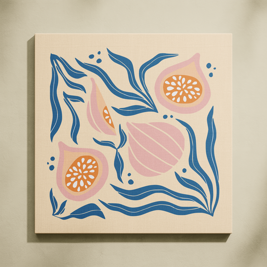 Deniz Kenarı Narenciye Sayılarla Boyama Seti 35x35 cm