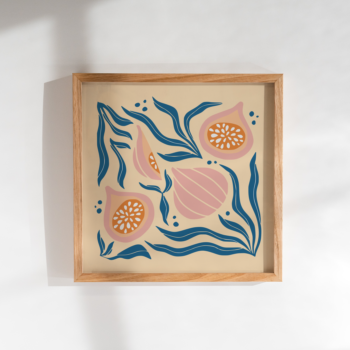 Deniz Kenarı Narenciye Sayılarla Boyama Seti 35x35 cm