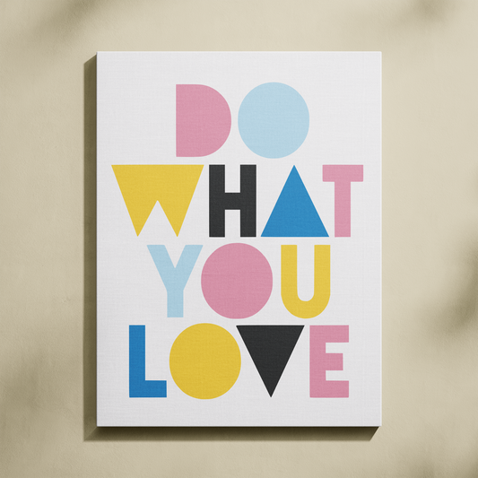 Do What You Love Sayılarla Boyama Seti 35x45 cm