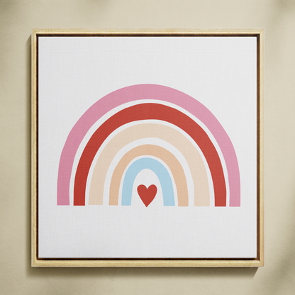 Gökkuşağı Aşkı Sayılarla Boyama Seti 35x35 cm