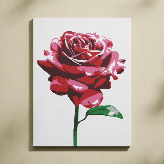 Gül Sayılarla Boyama Seti 35x45 cm