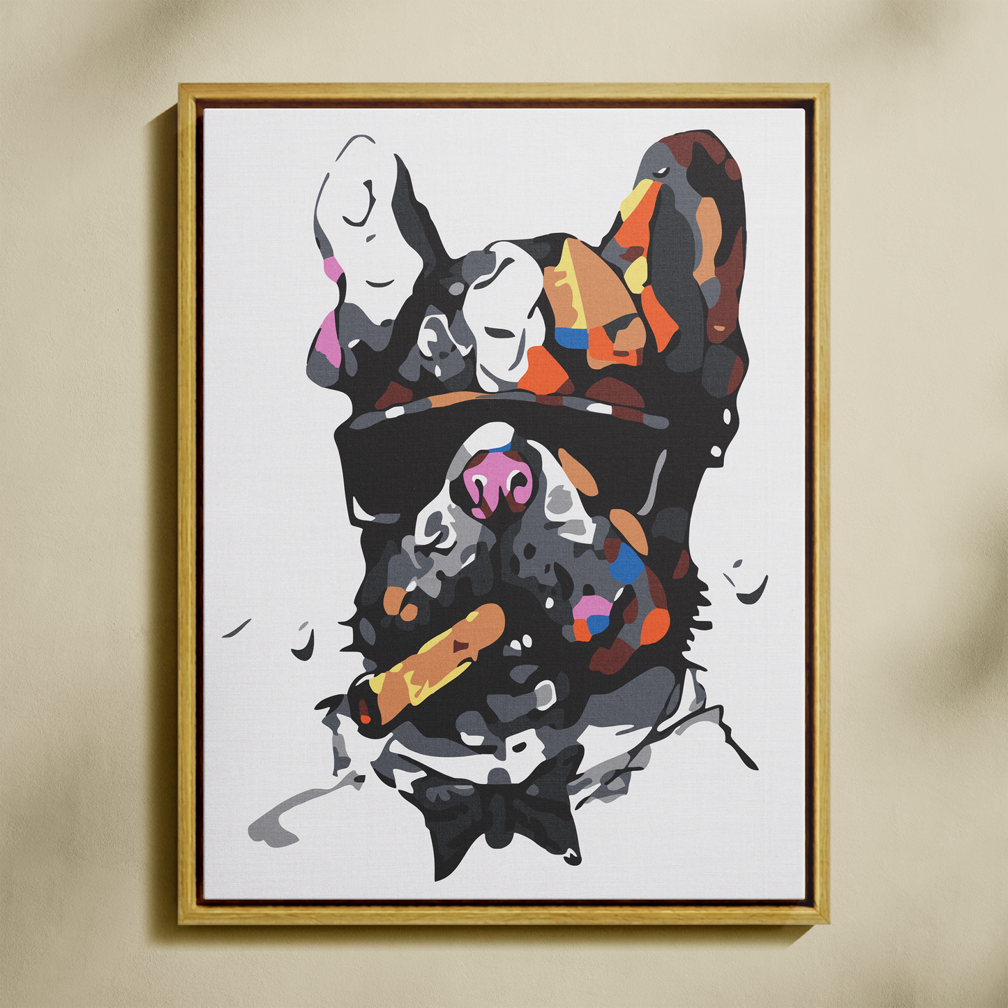 Havalı Köpek Sayılarla Boyama Seti 35x45 cm