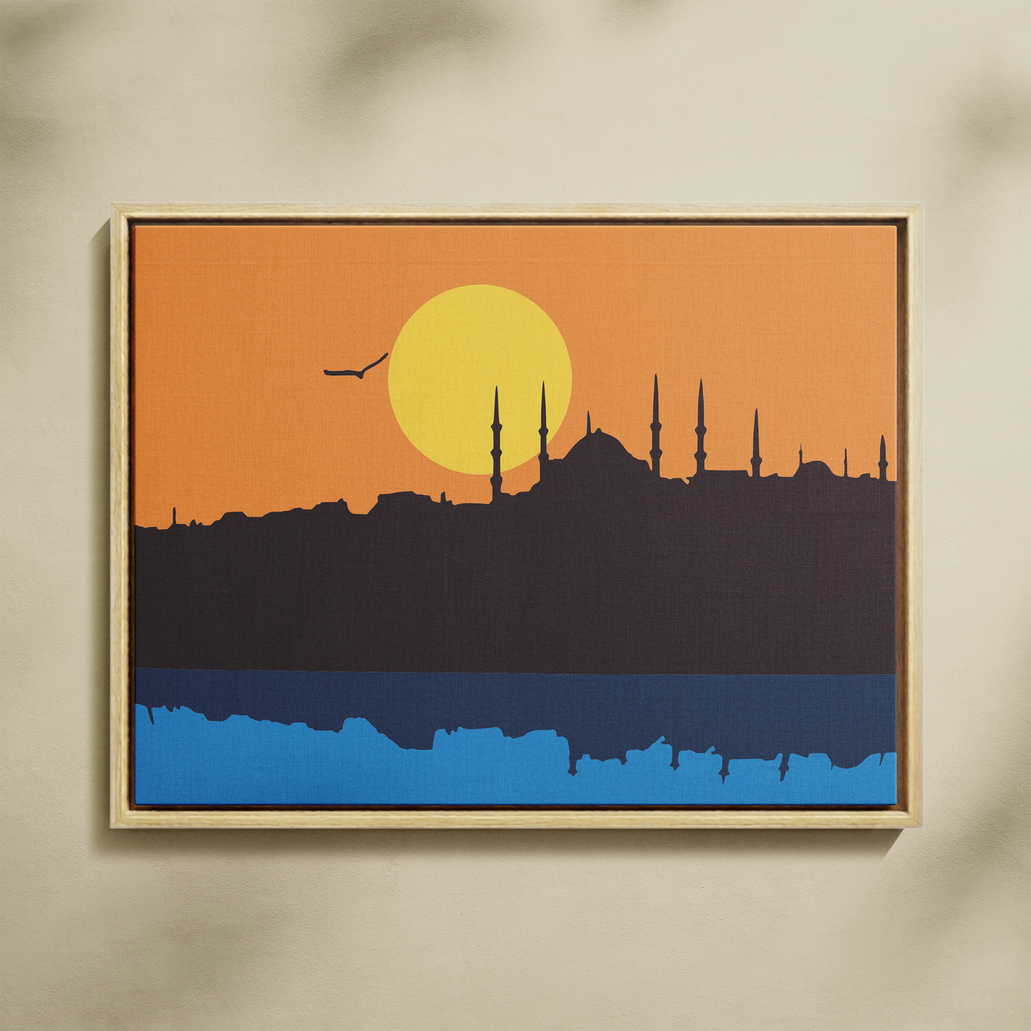 İstanbul'da Gün Batımı Sayılarla Boyama Seti 35x45