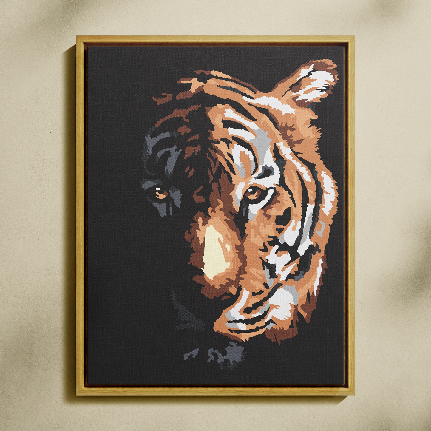 Kaplan Sayılarla Boyama Seti 35x45 cm