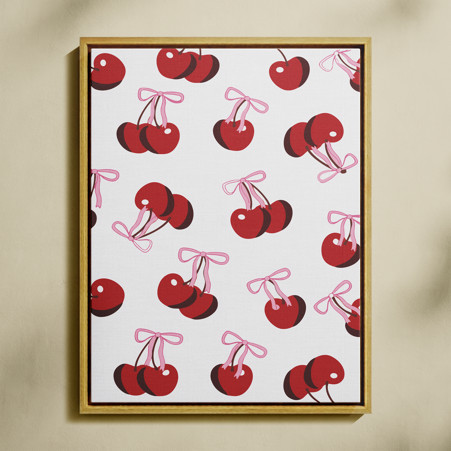Kiraz Esintisi Sayılarla Boyama Seti 35x45 cm