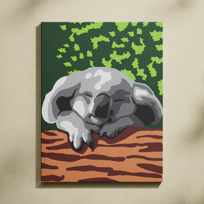 Koala Sayılarla Boyama Seti 35x45 cm