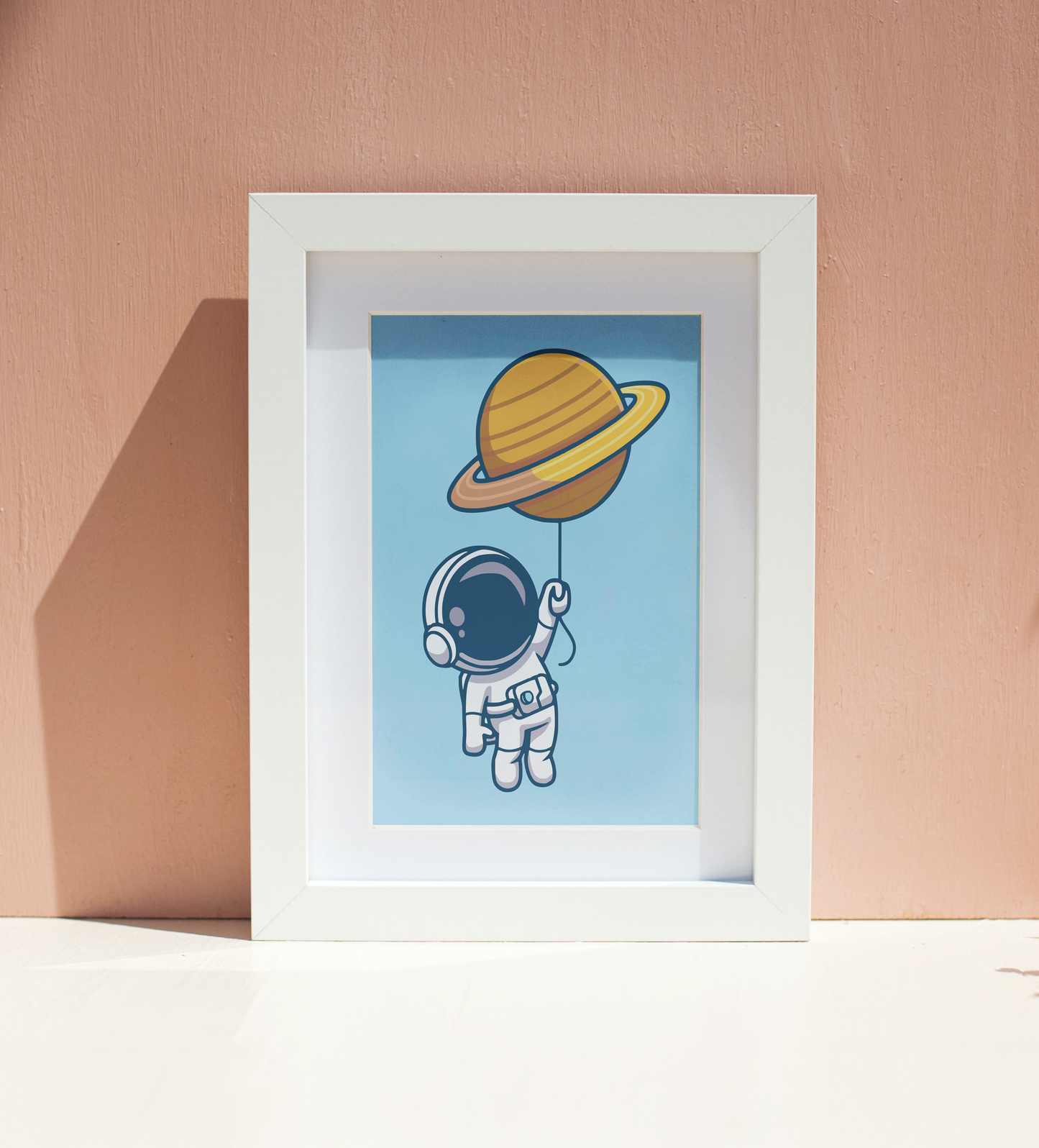 Küçük Astronot Sayılarla Boyama Seti 35x45 cm