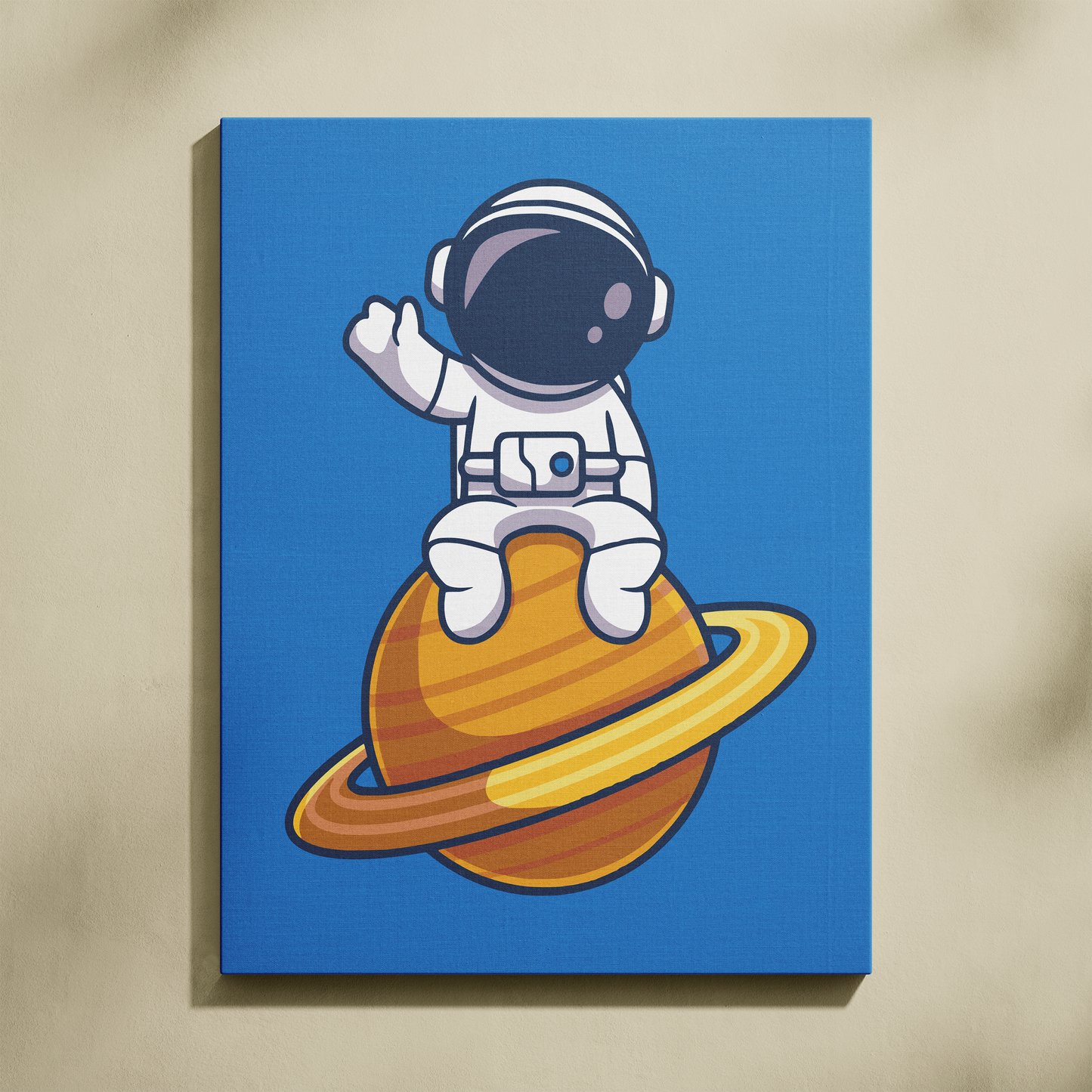 Küçük Astronot Uzayda Sayılarla Boyama Seti 35x45 cm