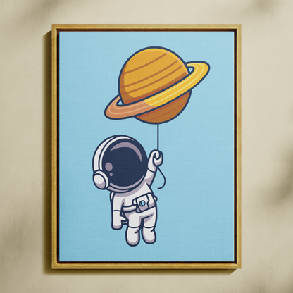 Küçük Astronot Sayılarla Boyama Seti 35x45 cm