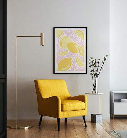 Limonlar Sayılarla Boyama Seti 35x45 cm
