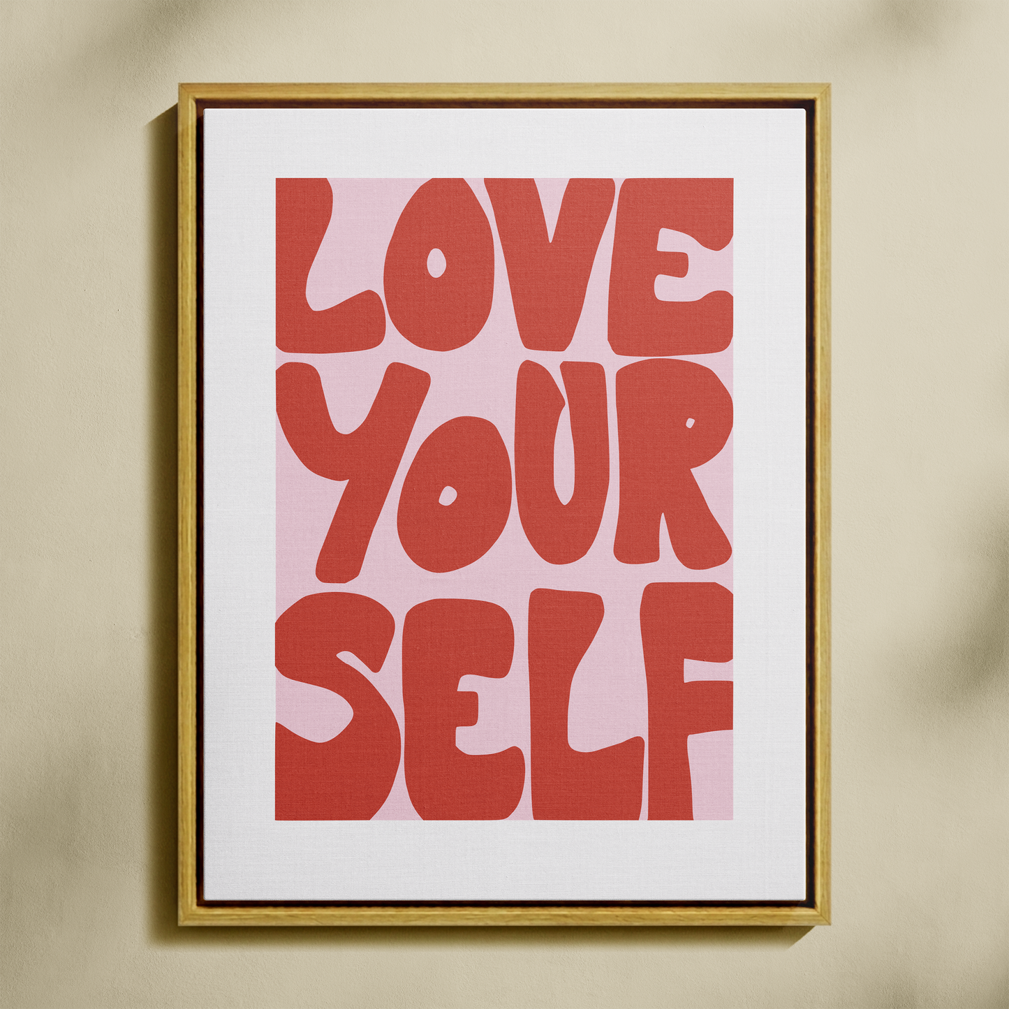 Love Yourself Sayılarla Boyama Seti 35x45 cm