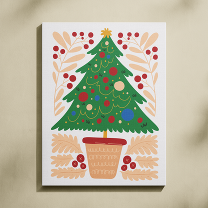 Minik Çam Masalı Sayılarla Boyama Seti 35x45 cm