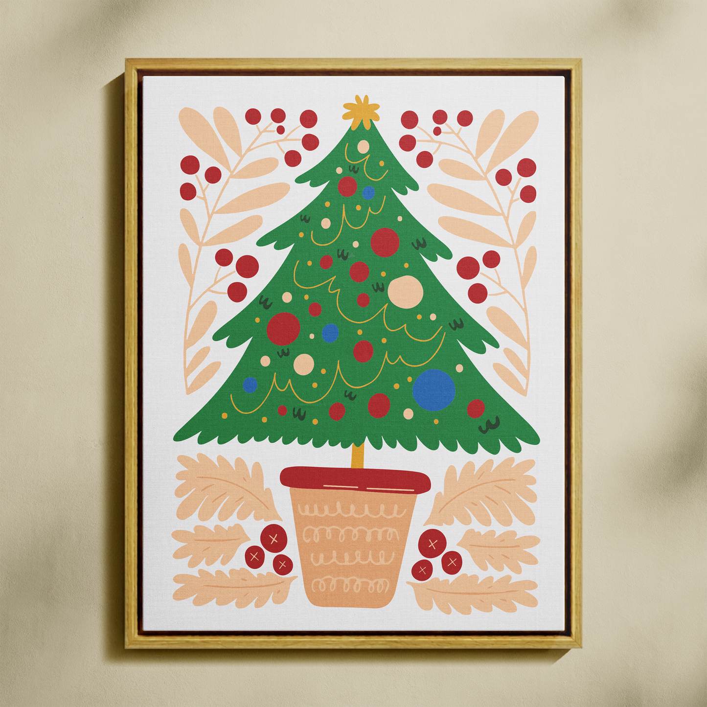 Minik Çam Masalı Sayılarla Boyama Seti 35x45 cm