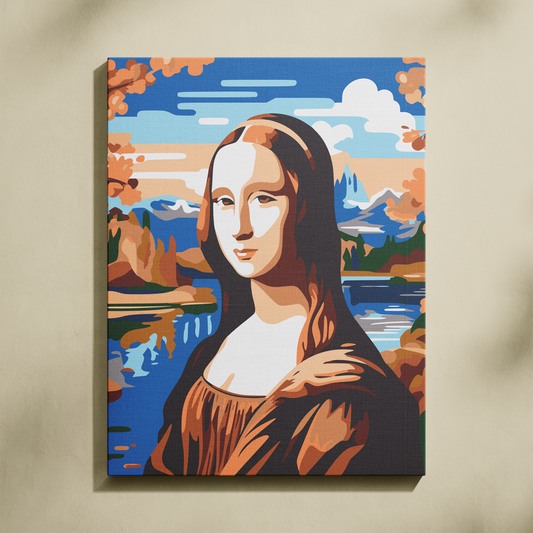 Mona Lisa Sayılarla Boyama Seti 35x45 cm