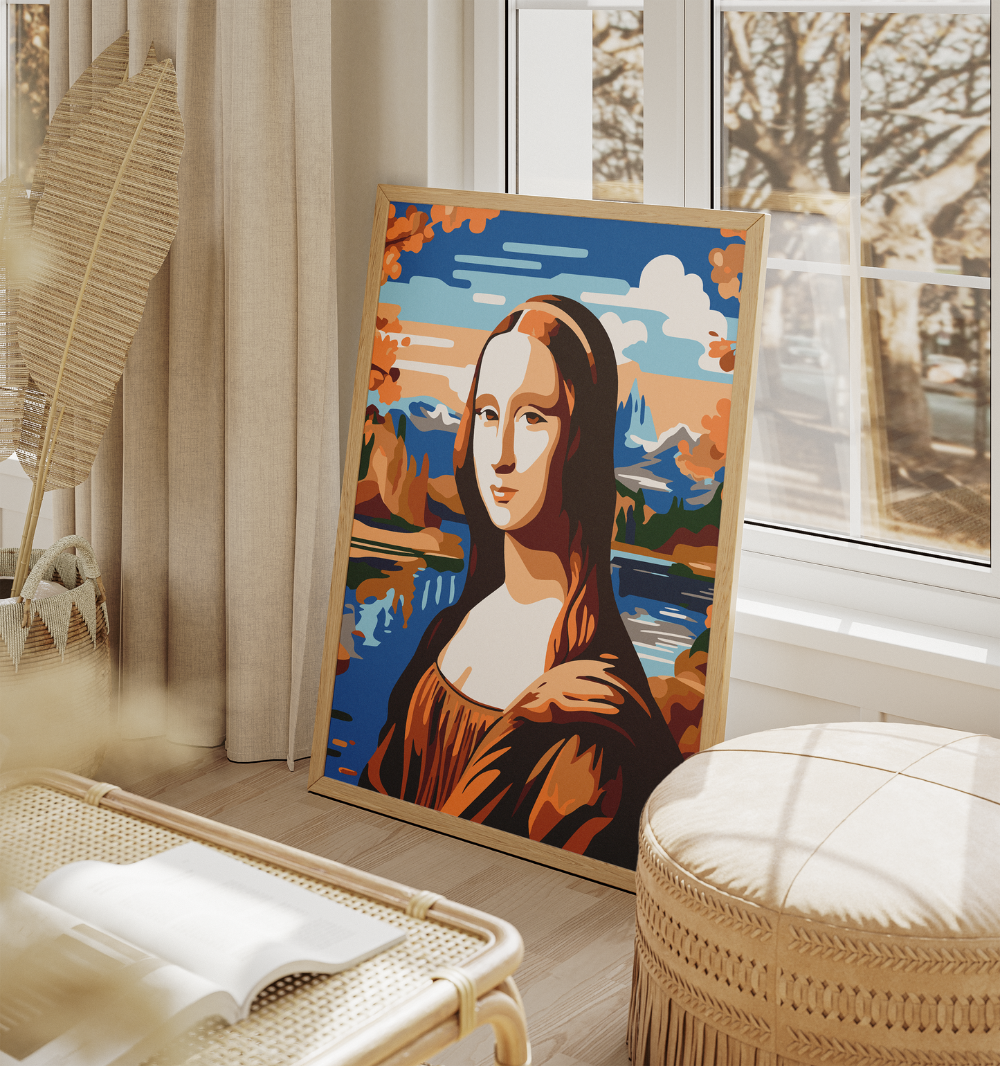 Mona Lisa Sayılarla Boyama Seti 35x45 cm