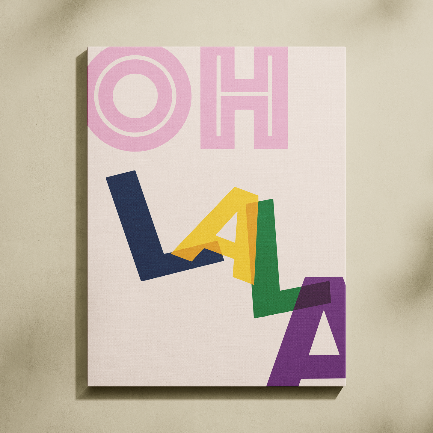 Oh La La Sayılarla Boyama Seti 35x45 cm