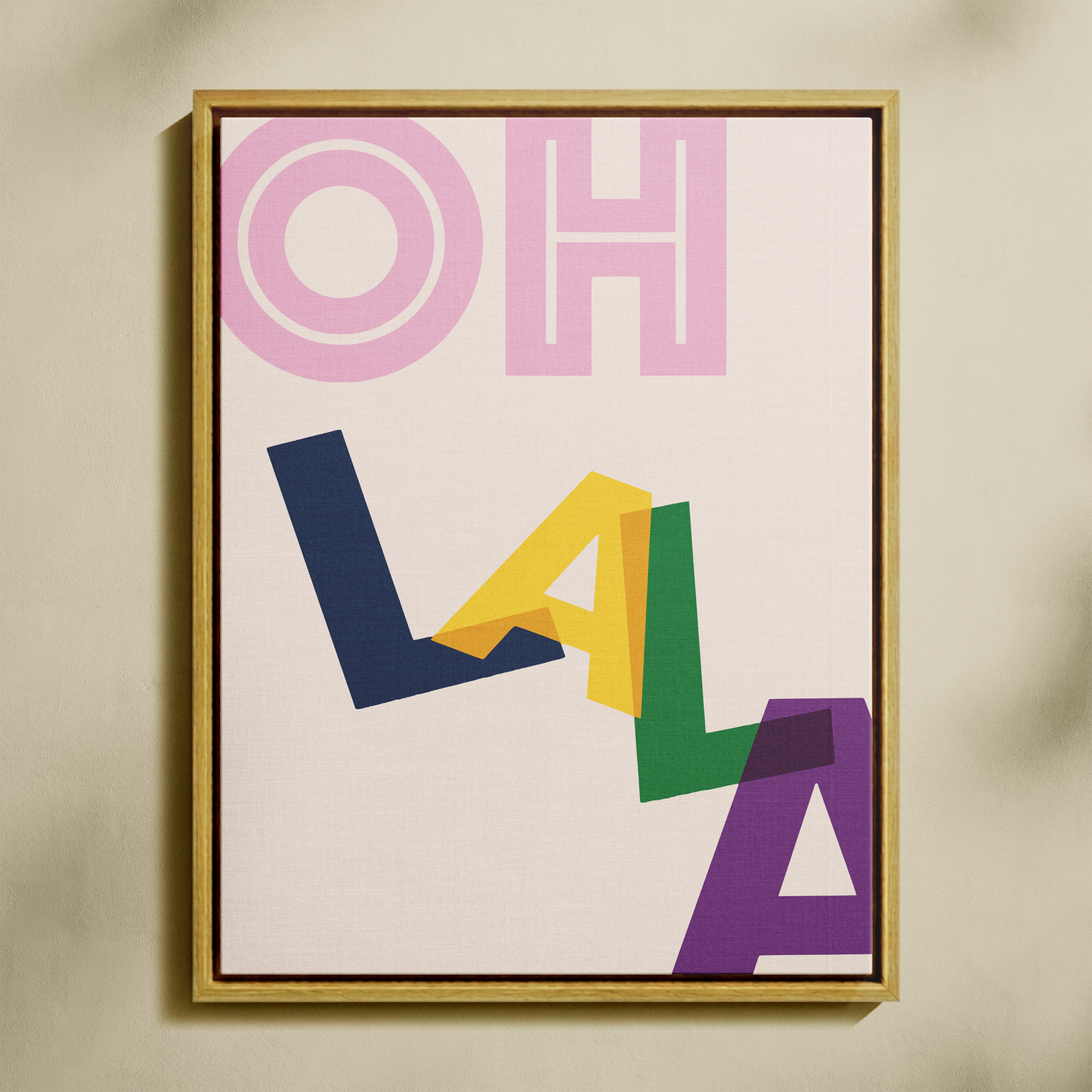 Oh La La Sayılarla Boyama Seti 35x45 cm