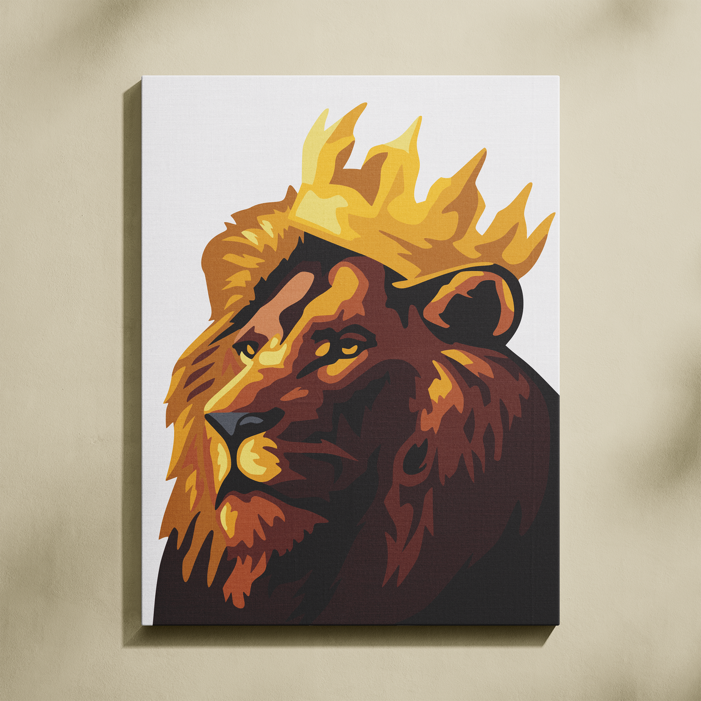 Ormanların Kralı Sayılarla Boyama Seti 35x45 cm