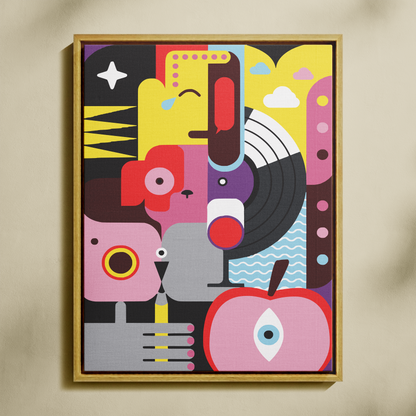 Pop Life Sayılarla Boyama Seti 35x45 cm