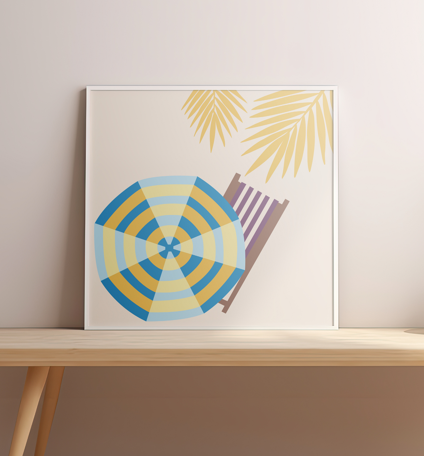 Sahil Kenarı Esintisi Sayılarla Boyama Seti 35x35 cm