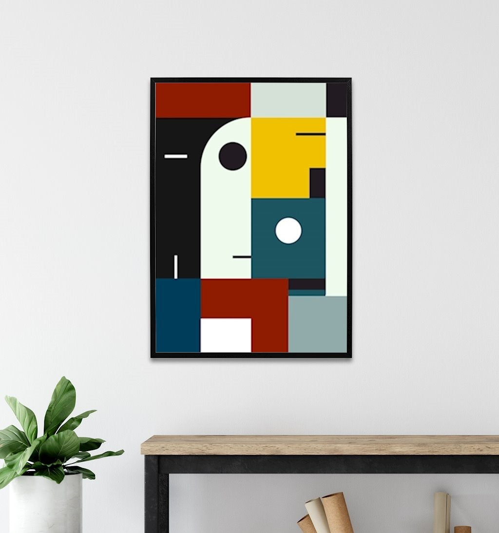 Soyut Sayılarla Boyama Seti 35x45 cm