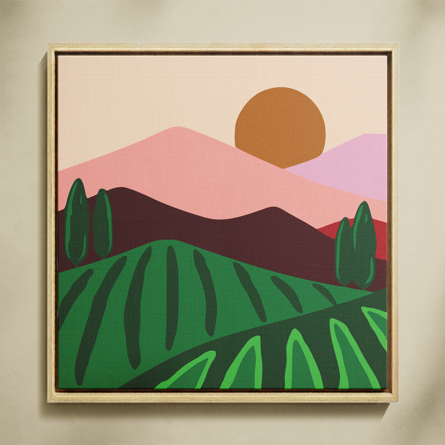 Tarım Şehri Sayılarla Boyama Seti 35x35 cm